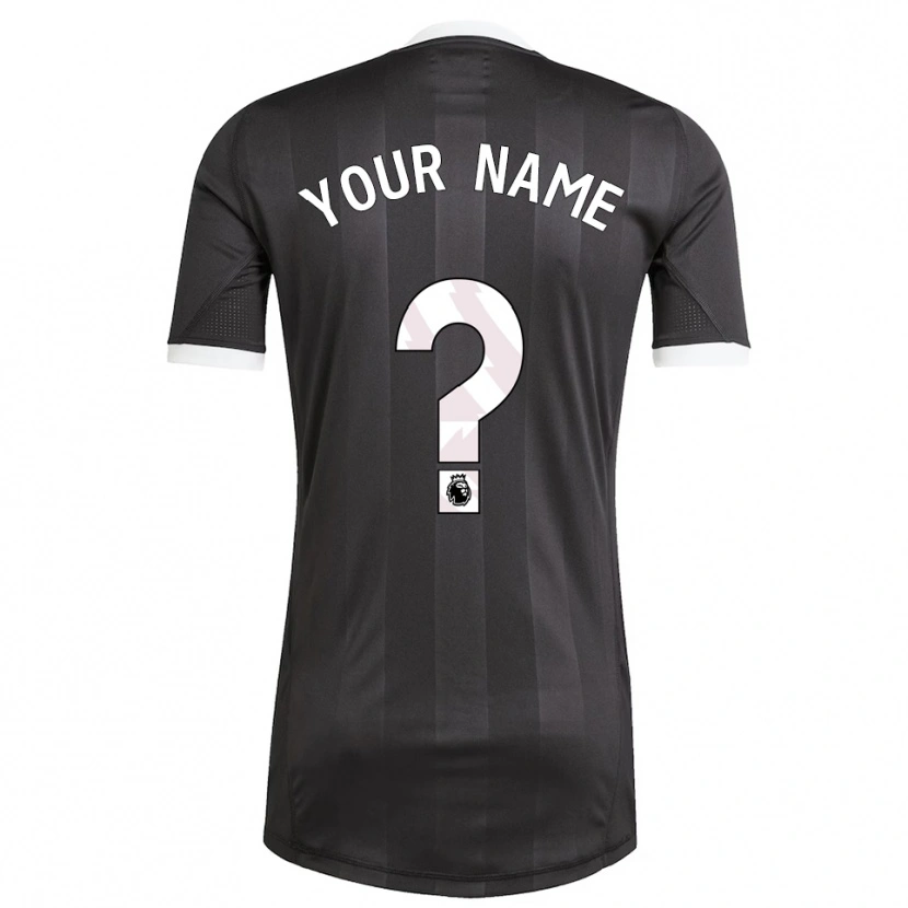 Danxen Mænd Aston Villa FC Sort Hvid Målmandstrøje 2025/26 Trøje T-shirt