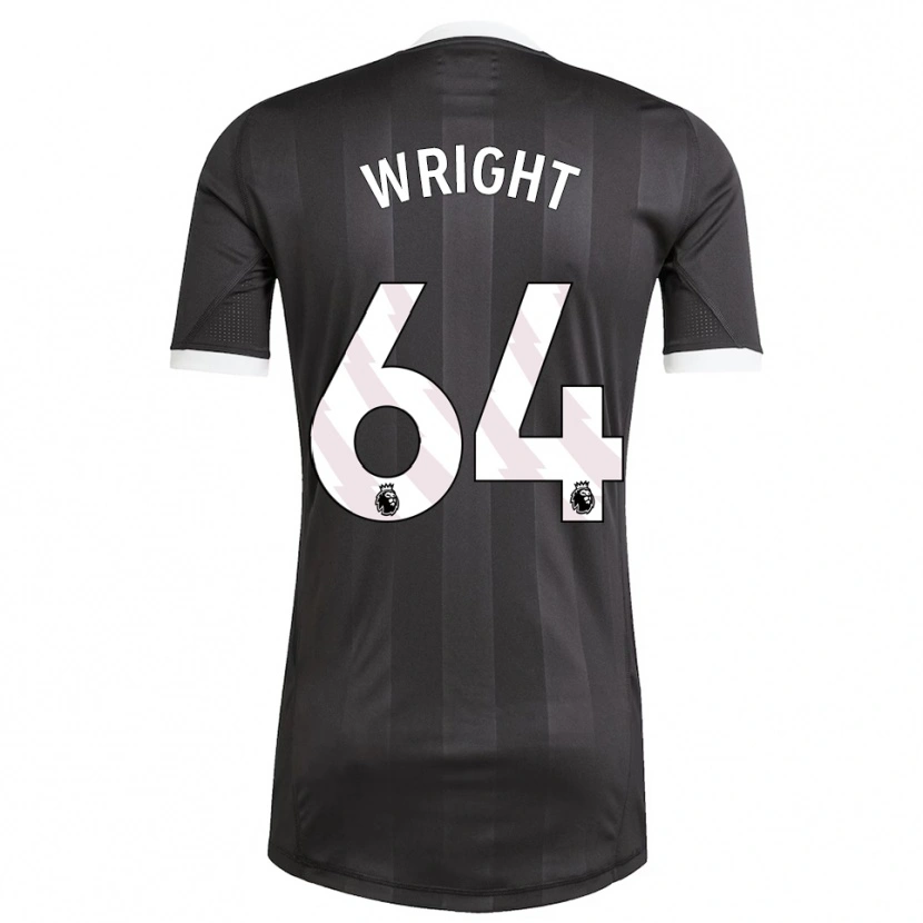 Danxen Mænd James Wright #64 Sort Hvid Målmandstrøje 2025/26 Trøje T-shirt