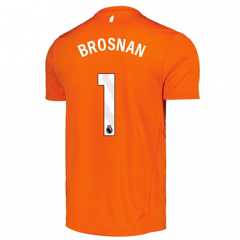 Danxen Mænd Courtney Brosnan #1 Orange Sort Målmandstrøje 2025/26 Trøje T-shirt