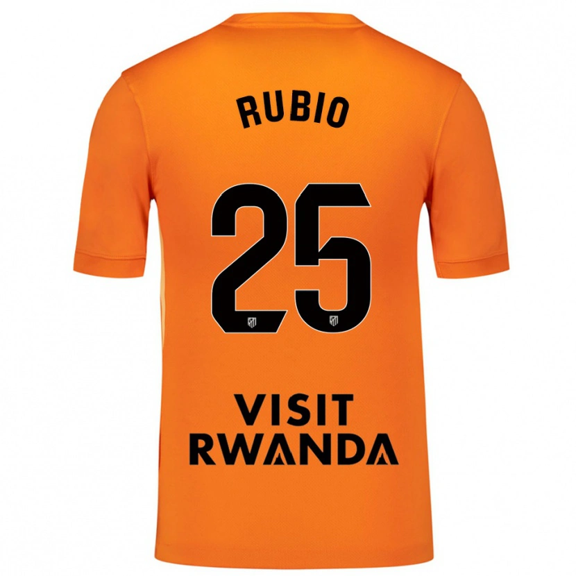 Danxen Mænd Daniel Rubio #25 Orange Sort Målmandstrøje 2025/26 Trøje T-shirt