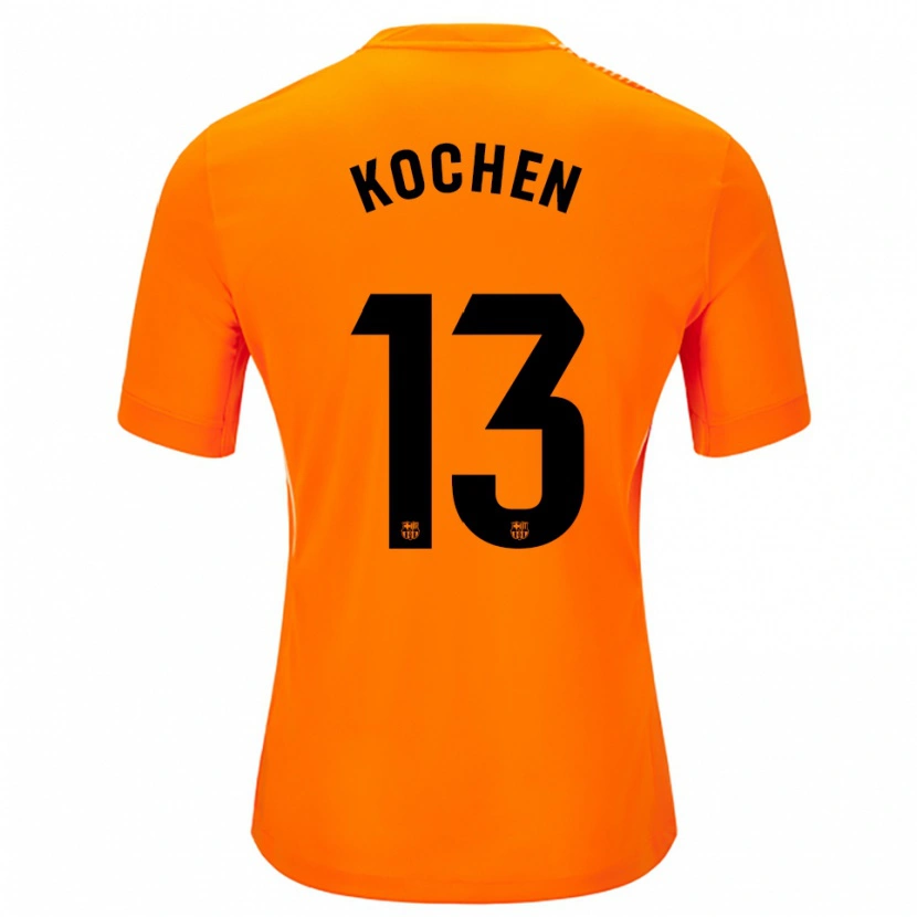 Danxen Mænd Diego Kochen #13 Orange Sort Målmandstrøje 2025/26 Trøje T-shirt