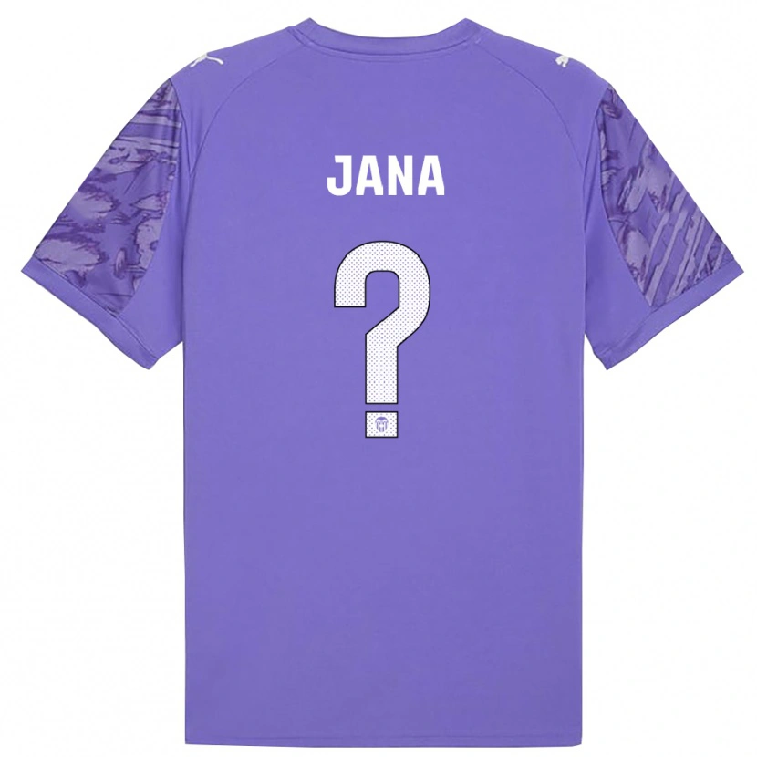 Danxen Mænd Jana Xin Henseler Gallego #0 Lilla Hvid Målmandstrøje 2025/26 Trøje T-shirt