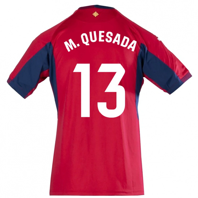 Danxen Mænd Montserrat Quesada Carrasco #13 Kongeblå Rød Målmandstrøje 2025/26 Trøje T-shirt