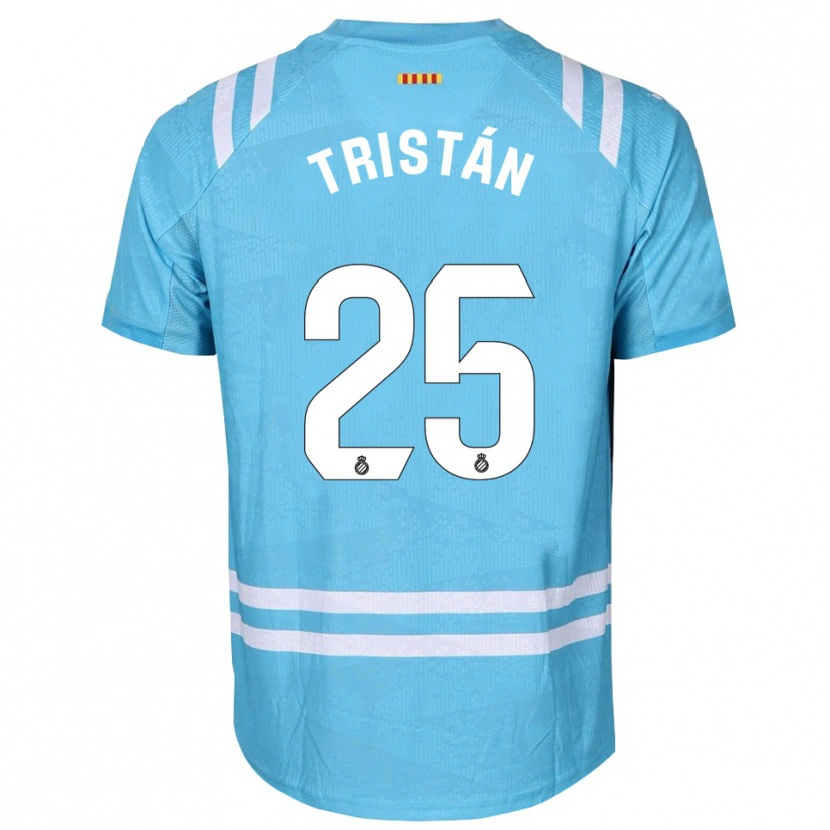 Danxen Mænd Pol Tristán #25 Lyseblå Hvid Målmandstrøje 2025/26 Trøje T-shirt