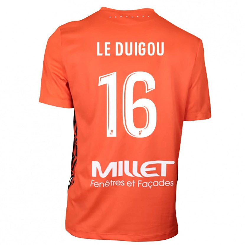 Danxen Mænd Daniel Le Duigou #16 Orange Hvid Målmandstrøje 2025/26 Trøje T-shirt