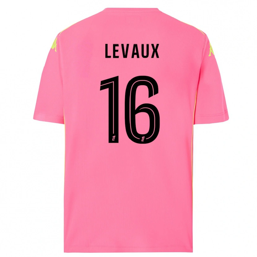 Danxen Mænd Lana Levaux #16 Hot Pink Sort Målmandstrøje 2025/26 Trøje T-shirt