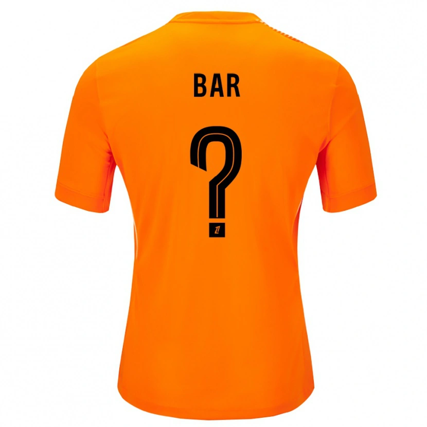 Danxen Mænd Arthur Bar #0 Orange Sort Målmandstrøje 2025/26 Trøje T-shirt
