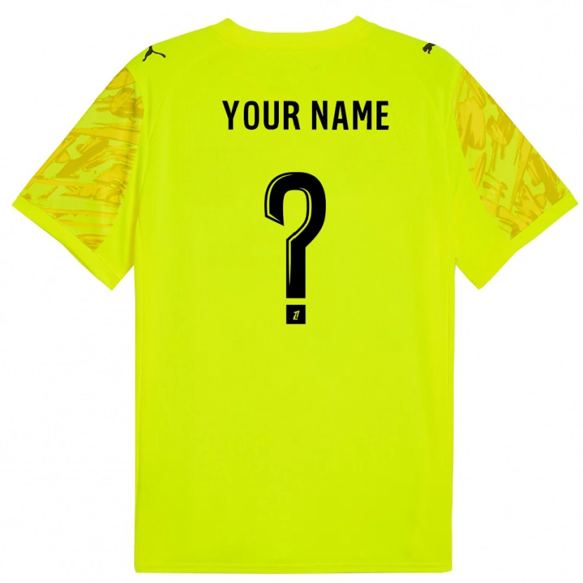 Danxen Mænd Stade Rennais FC Fluorescerende Grøn Gul Målmandstrøje 2025/26 Trøje T-shirt