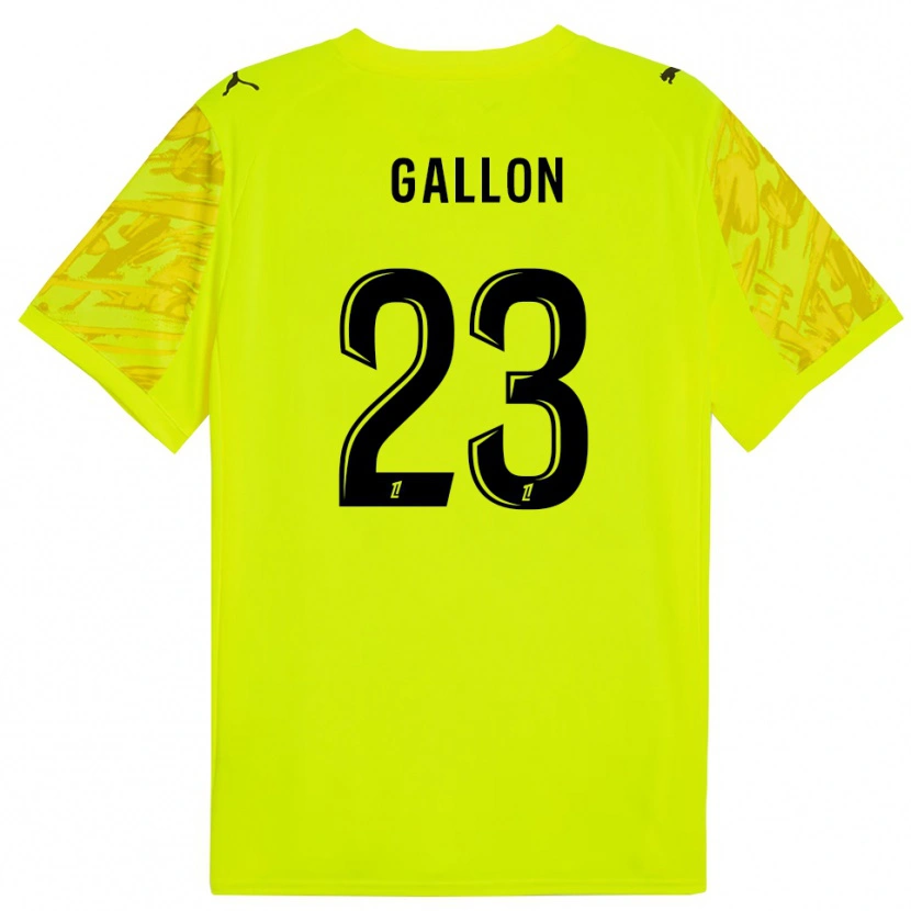 Danxen Mænd Gauthier Gallon #23 Fluorescerende Grøn Gul Målmandstrøje 2025/26 Trøje T-shirt