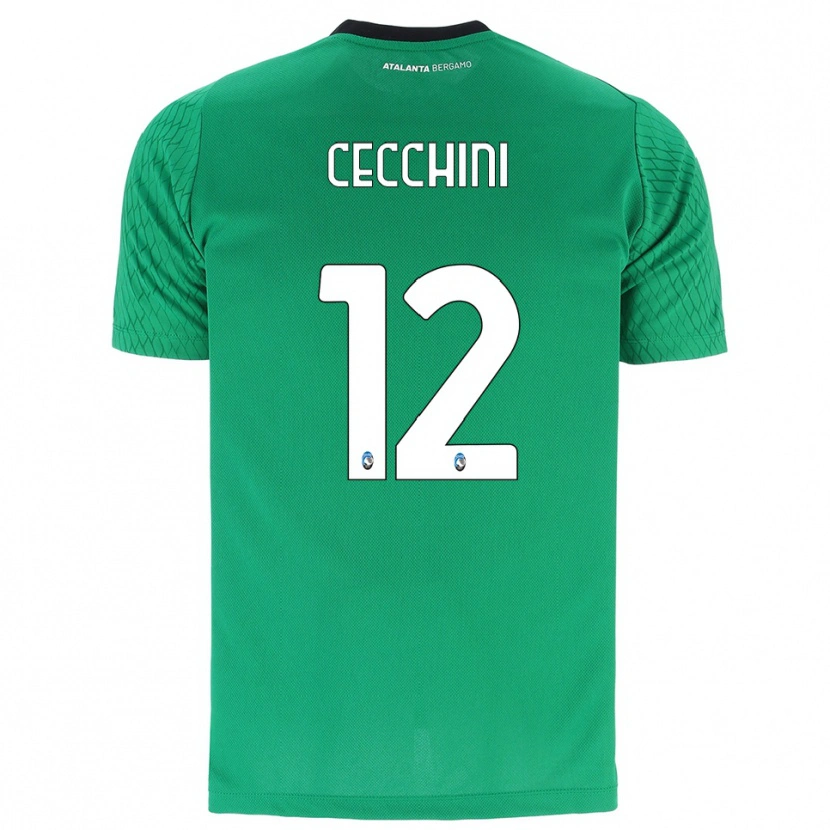 Danxen Mænd Filippo Cecchini #12 Smaragd Grøn Målmandstrøje 2025/26 Trøje T-shirt
