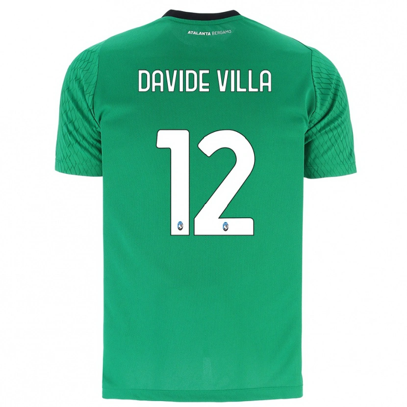 Danxen Mænd Matteo Davide Villa #12 Smaragd Grøn Målmandstrøje 2025/26 Trøje T-shirt