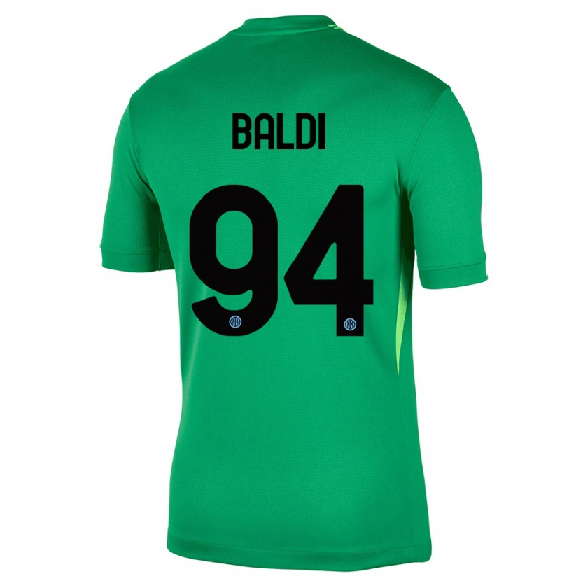Danxen Mænd Rachele Baldi #94 Lys Grøn Sort Målmandstrøje 2025/26 Trøje T-shirt