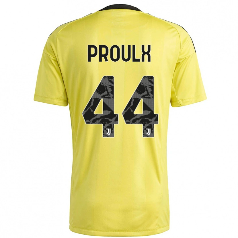 Danxen Mænd Lysianne Proulx #44 Gul Hvid Målmandstrøje 2025/26 Trøje T-shirt