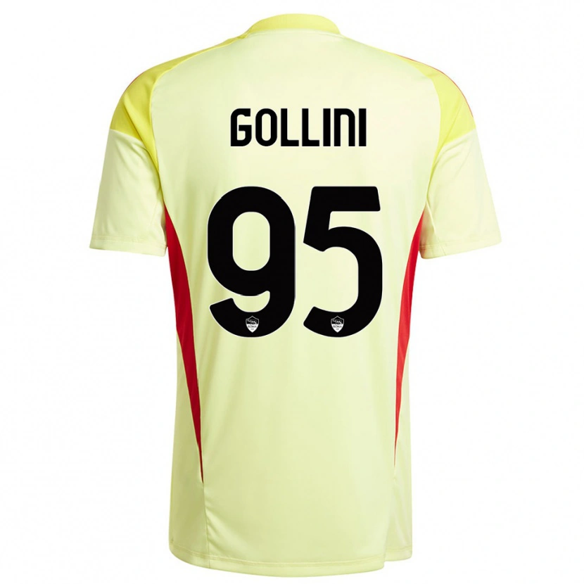 Danxen Mænd Pierluigi Gollini #95 Lysegul Orange Målmandstrøje 2025/26 Trøje T-shirt