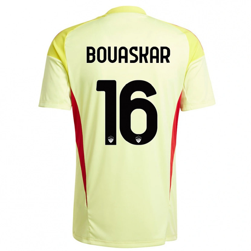 Danxen Mænd Slim Bouaskar #16 Lysegul Orange Målmandstrøje 2025/26 Trøje T-shirt