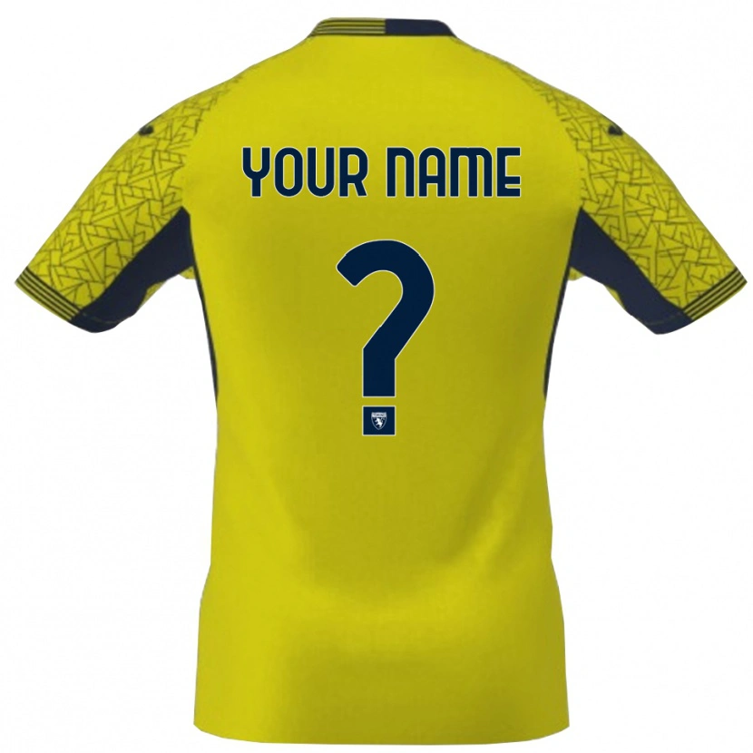 Danxen Mænd Torino FC Gul Sort Målmandstrøje 2025/26 Trøje T-shirt