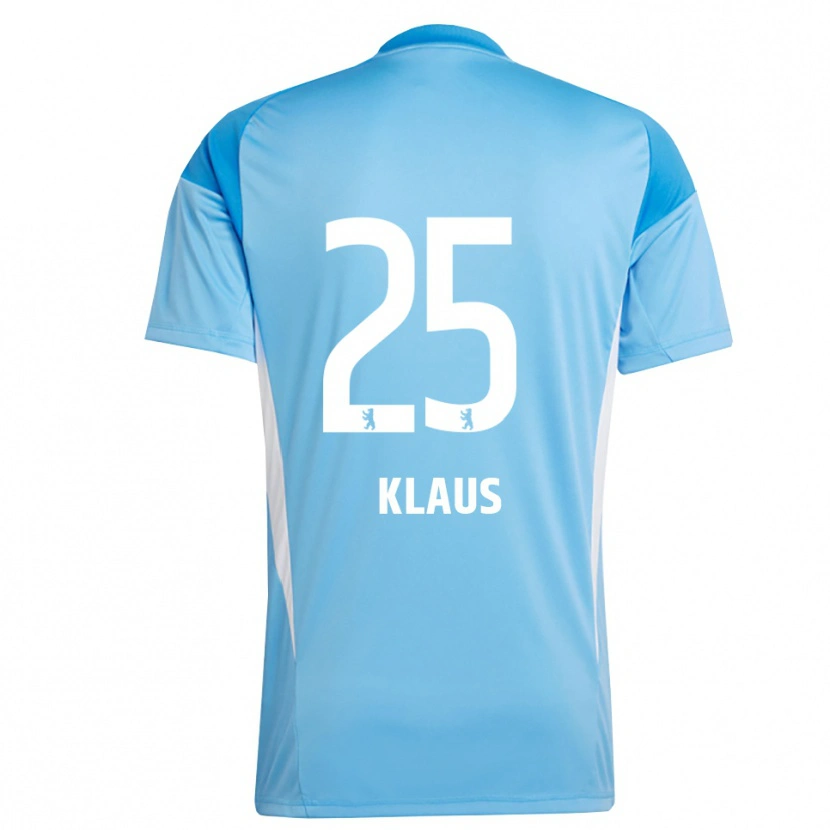 Danxen Mænd Carl Klaus #25 Blå Sort Målmandstrøje 2025/26 Trøje T-shirt