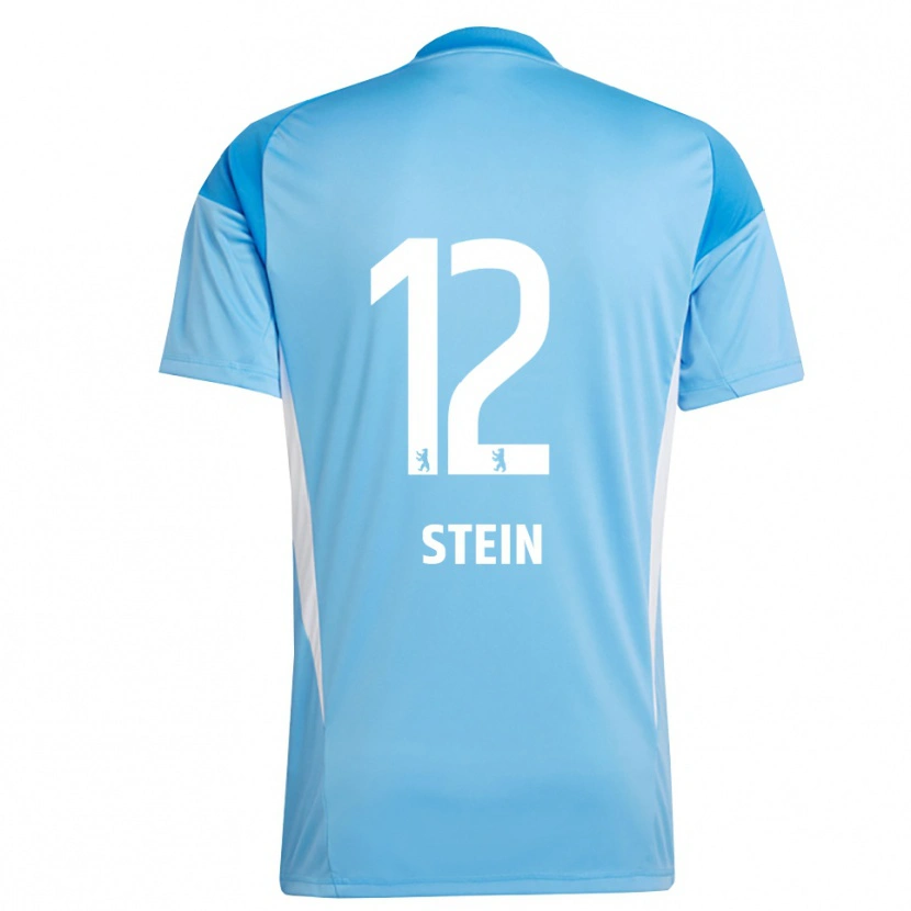 Danxen Mænd Yannic Stein #12 Blå Sort Målmandstrøje 2025/26 Trøje T-shirt