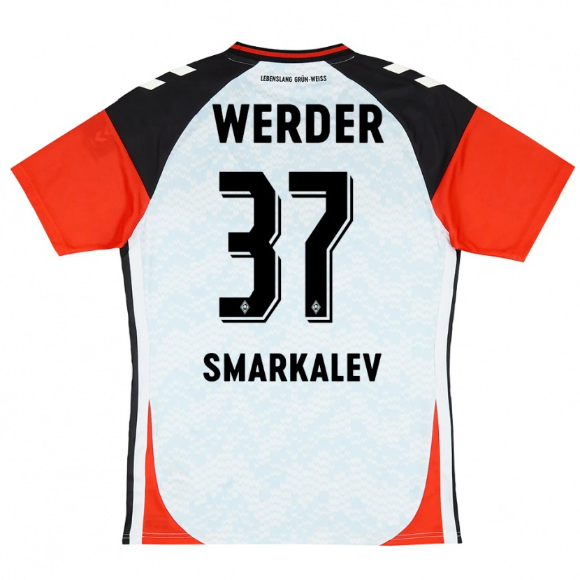 Danxen Mænd Stefan Smarkalev #37 Sort Rød Gul Målmandstrøje 2025/26 Trøje T-shirt