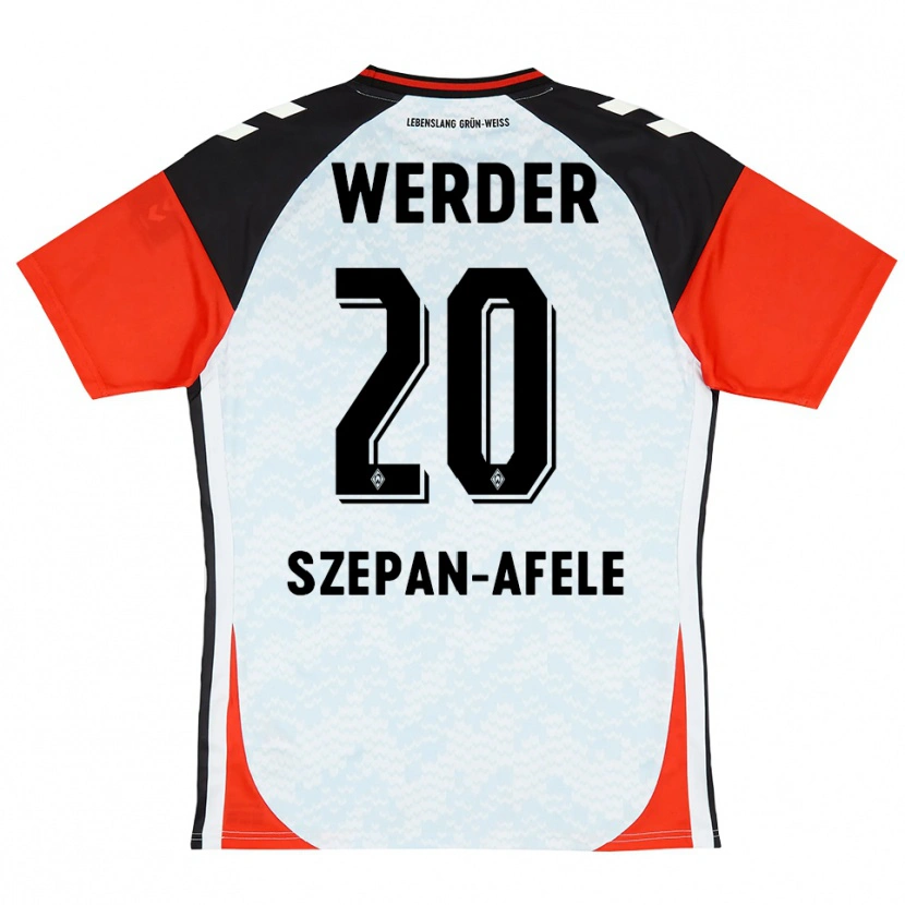 Danxen Mænd Gianni Szepan-Afele #20 Sort Rød Gul Målmandstrøje 2025/26 Trøje T-shirt