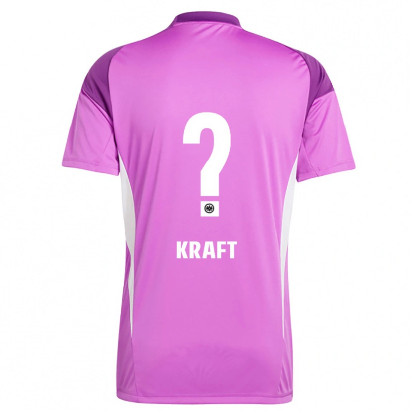 Danxen Mænd Nico Kraft #0 Lilla Hvid Målmandstrøje 2025/26 Trøje T-shirt