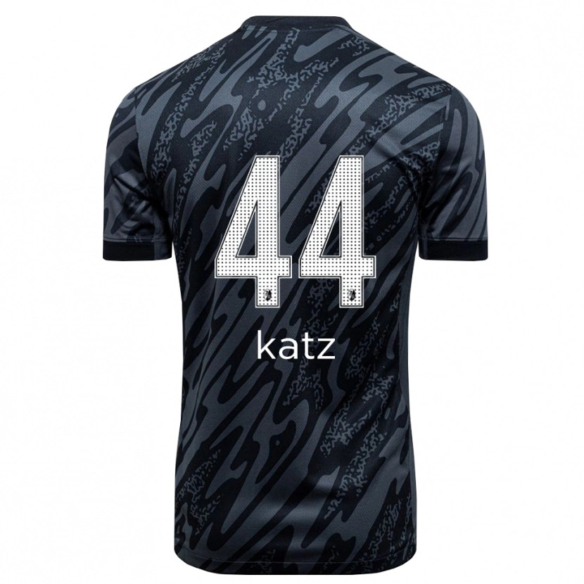 Danxen Mænd Kilian Katz #44 Sort Hvid Målmandstrøje 2025/26 Trøje T-shirt