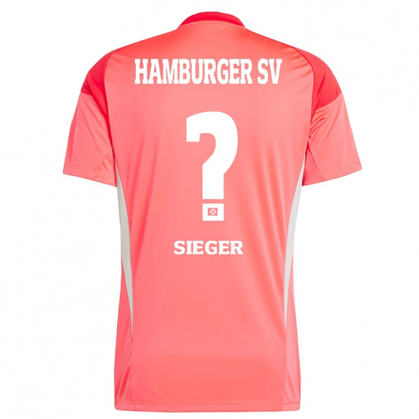 Danxen Mænd Laura Sieger #0 Rød Orange Målmandstrøje 2025/26 Trøje T-shirt