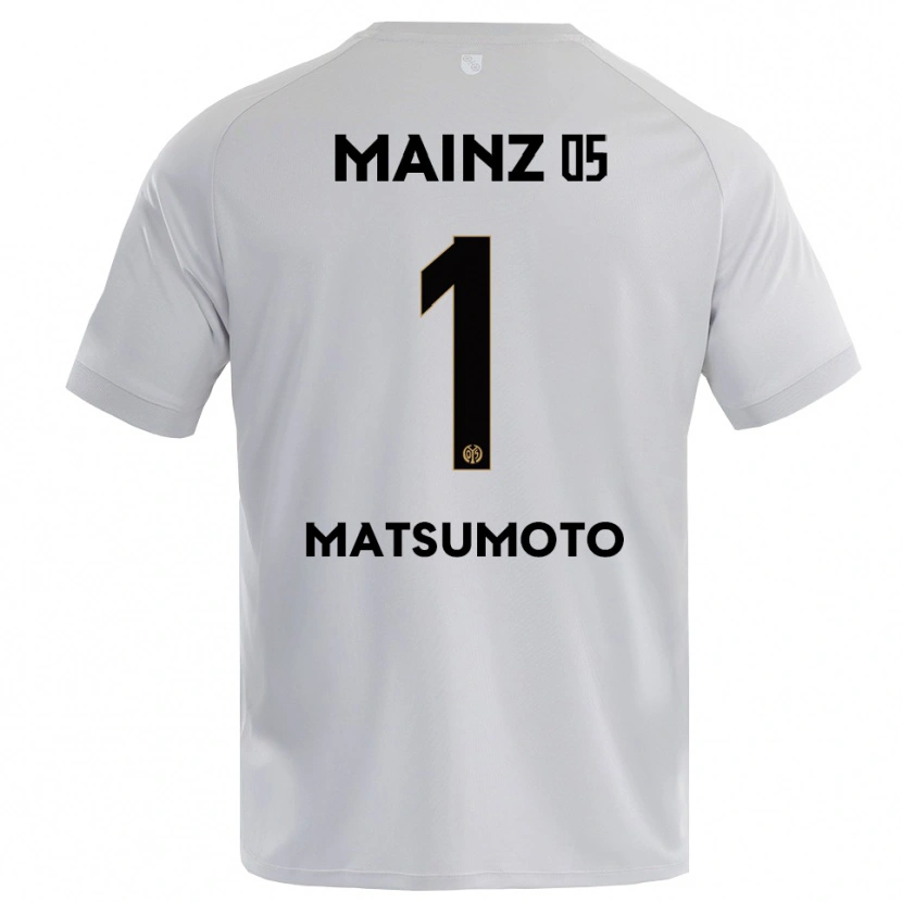 Danxen Mænd Mamiko Matsumoto #1 Lysegrå Blå Målmandstrøje 2025/26 Trøje T-shirt