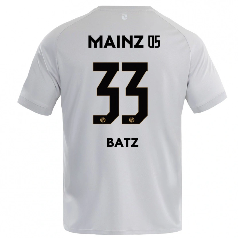 Danxen Mænd Daniel Batz #33 Lysegrå Blå Målmandstrøje 2025/26 Trøje T-shirt