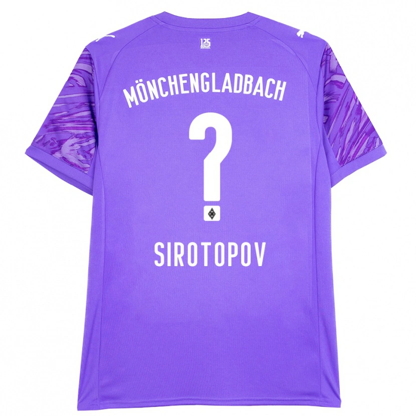 Danxen Mænd Artem Sirotopov #0 Lilla Hvid Målmandstrøje 2025/26 Trøje T-shirt