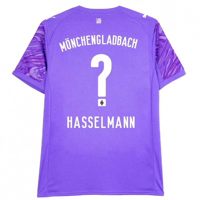 Danxen Mænd Nina Hasselmann #0 Lilla Hvid Målmandstrøje 2025/26 Trøje T-shirt