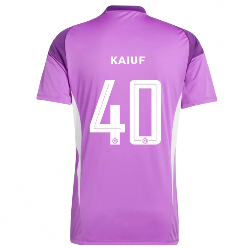 Danxen Mænd Sharif Kaiuf #40 Lilla Lilla Målmandstrøje 2025/26 Trøje T-shirt
