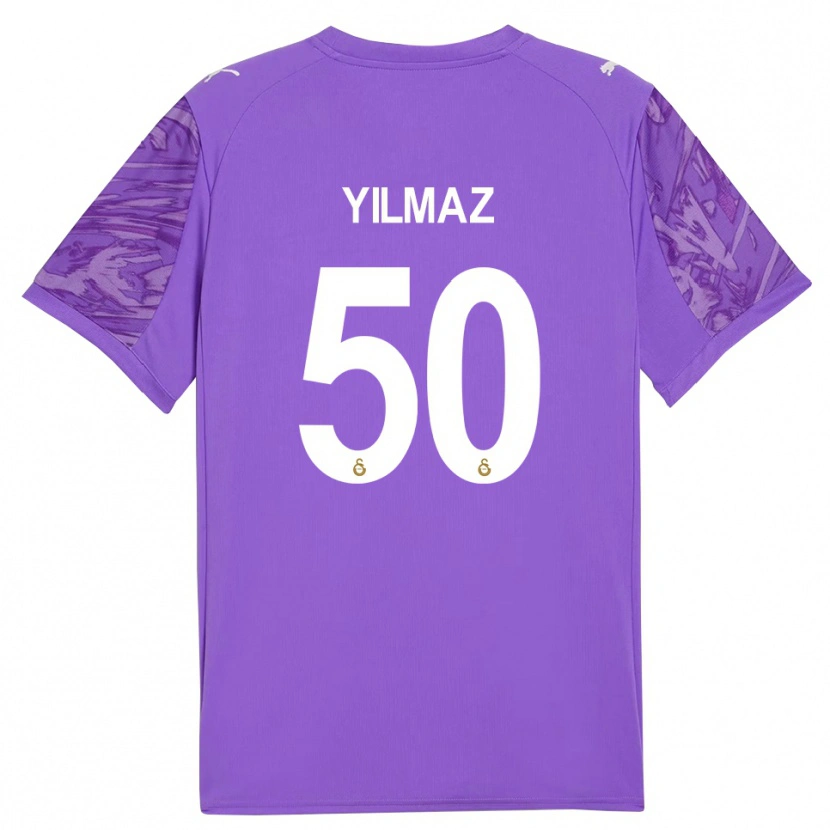 Danxen Mænd Jankat Yılmaz #50 Lilla Hvid Målmandstrøje 2025/26 Trøje T-shirt