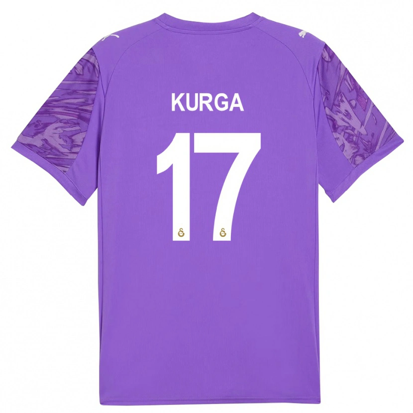 Danxen Mænd Handan Kurğa #17 Lilla Hvid Målmandstrøje 2025/26 Trøje T-shirt