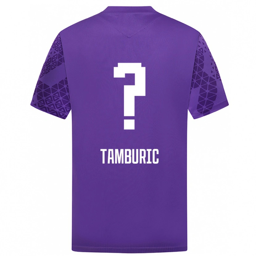 Danxen Mænd Vukasin Tamburic #0 Indigo Hvid Målmandstrøje 2025/26 Trøje T-shirt