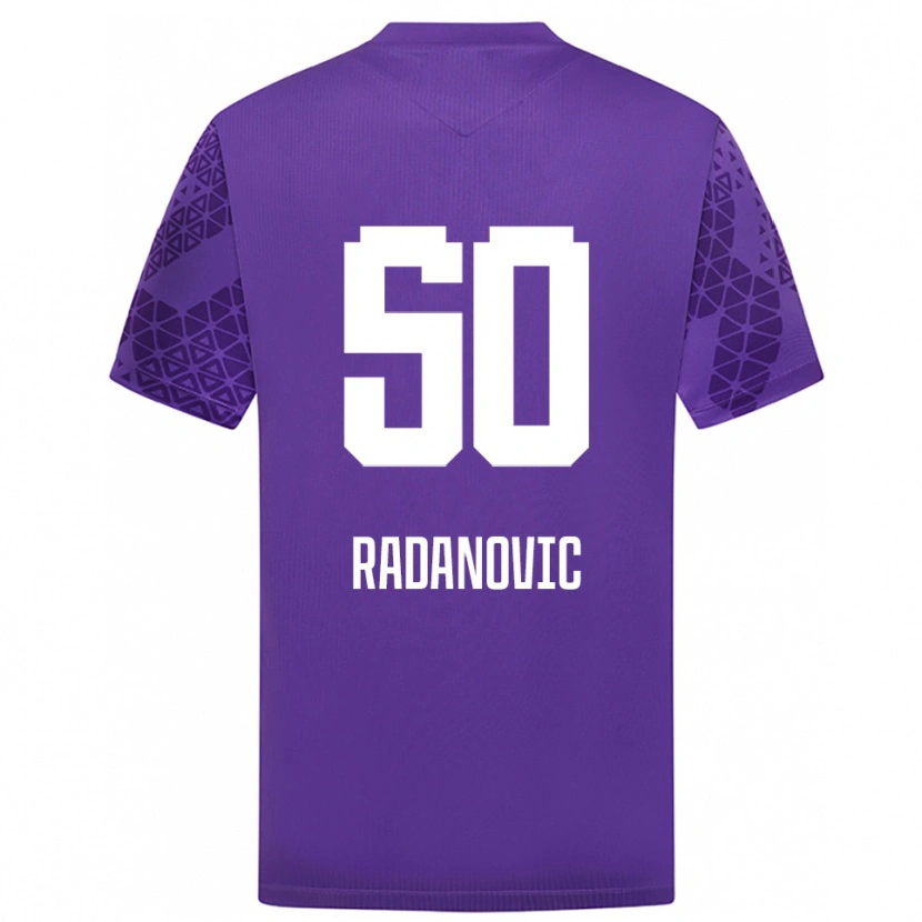 Danxen Mænd Savo Radanovic #50 Indigo Hvid Målmandstrøje 2025/26 Trøje T-shirt
