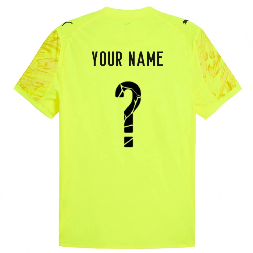 Danxen Mænd Shakhtar Donetsk FC Grøn Gul Målmandstrøje 2025/26 Trøje T-shirt