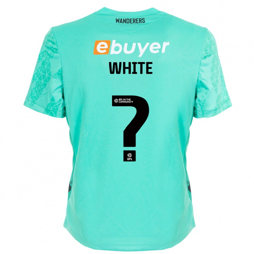 Danxen Kvinder Annabelle White #0 Aqua Sort Målmandstrøje 2025/26 Trøje T-shirt