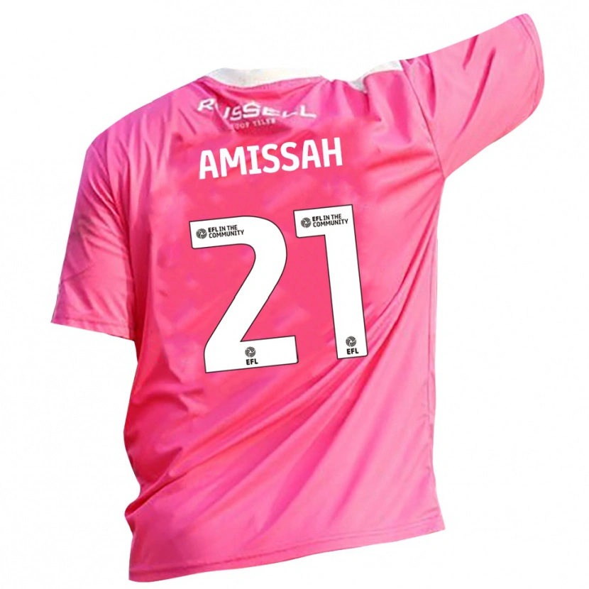 Danxen Kvinder Jordan Amissah #21 Rose Pink Målmandstrøje 2025/26 Trøje T-shirt