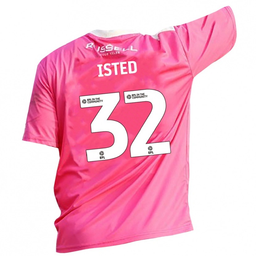 Danxen Kvinder Harry Isted #32 Rose Pink Målmandstrøje 2025/26 Trøje T-shirt