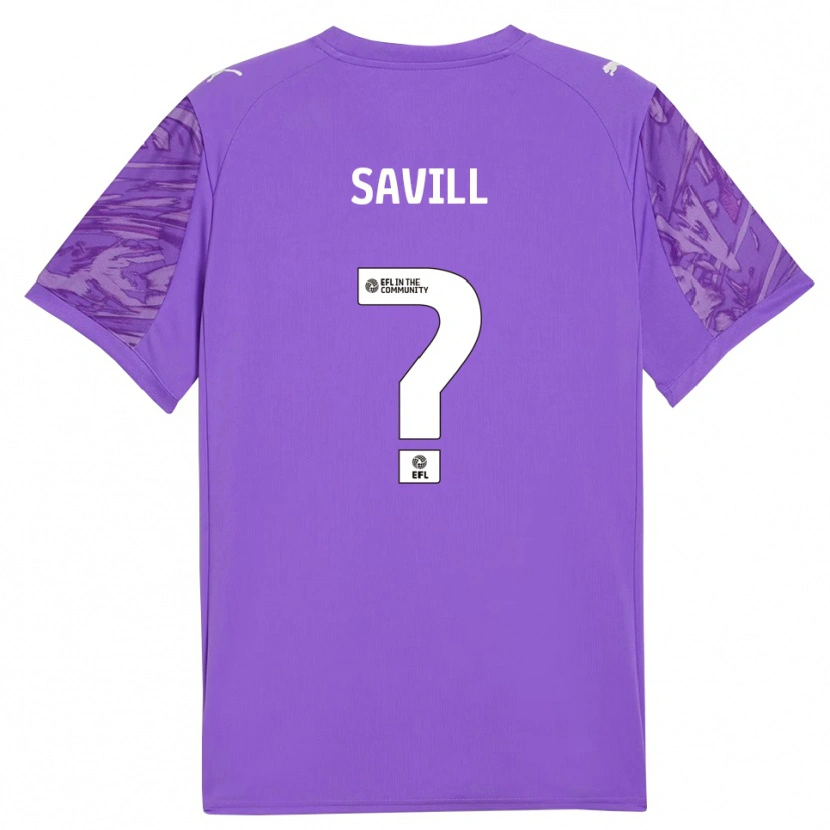 Danxen Kvinder Delainy Savill #0 Mørk Lilla Målmandstrøje 2025/26 Trøje T-shirt