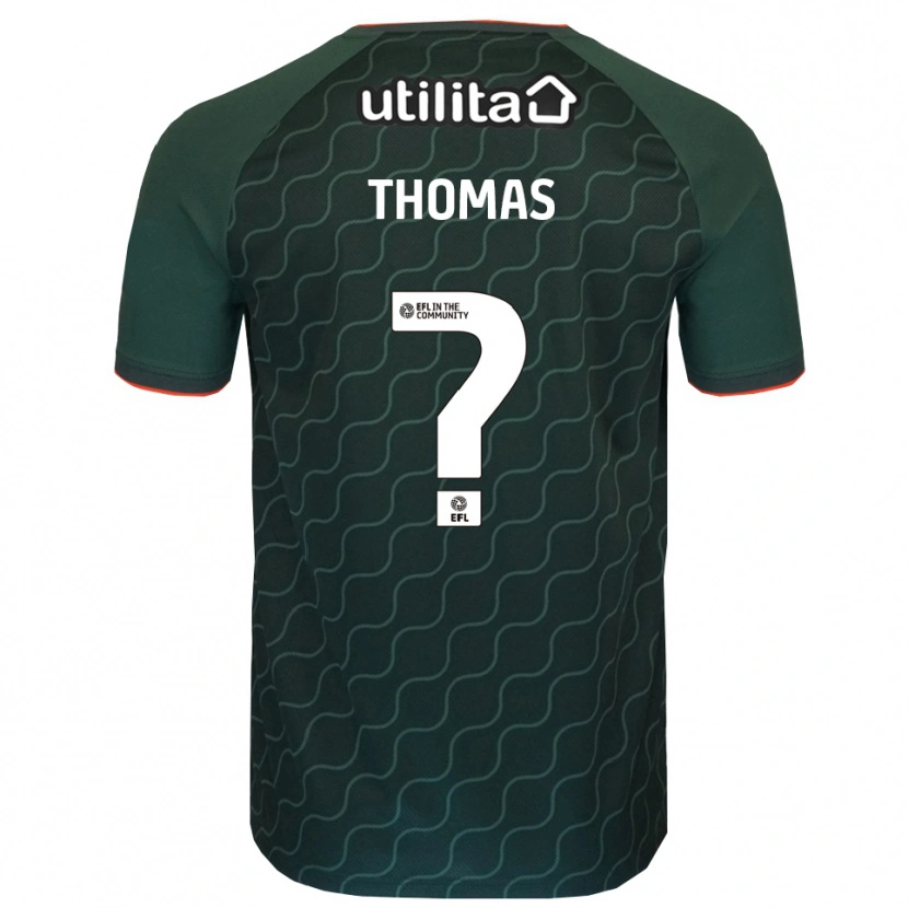 Danxen Kvinder Lucas Thomas #0 Mørkegrøn Målmandstrøje 2025/26 Trøje T-shirt