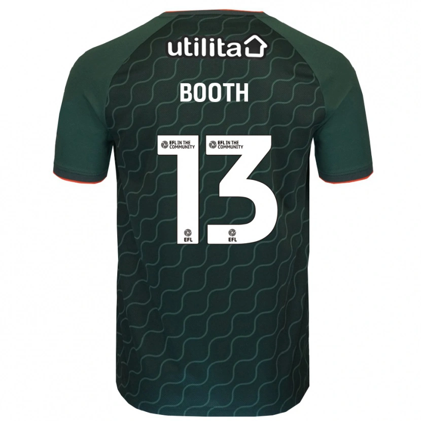 Danxen Kvinder Charlie Booth #13 Mørkegrøn Målmandstrøje 2025/26 Trøje T-shirt