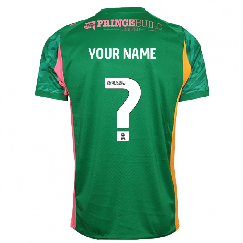 Danxen Kvinder Peterborough United Grøn Pink Målmandstrøje 2025/26 Trøje T-shirt