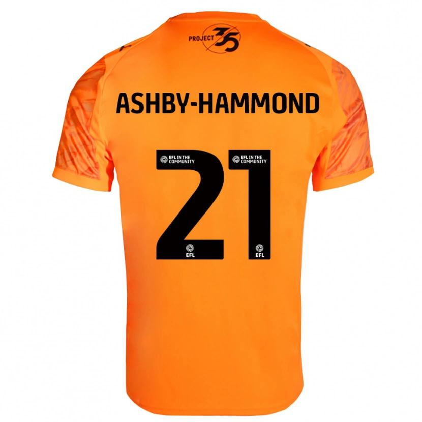 Danxen Kvinder Luca Ashby-Hammond #21 Appelsin Sort Målmandstrøje 2025/26 Trøje T-shirt