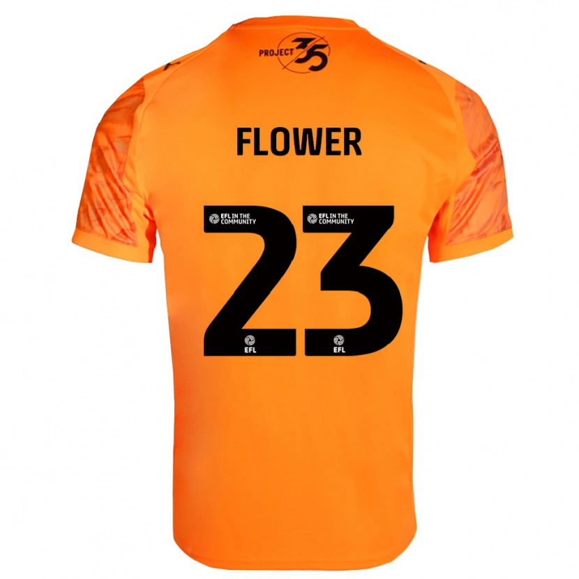 Danxen Kvinder Jack Flower #23 Appelsin Sort Målmandstrøje 2025/26 Trøje T-shirt
