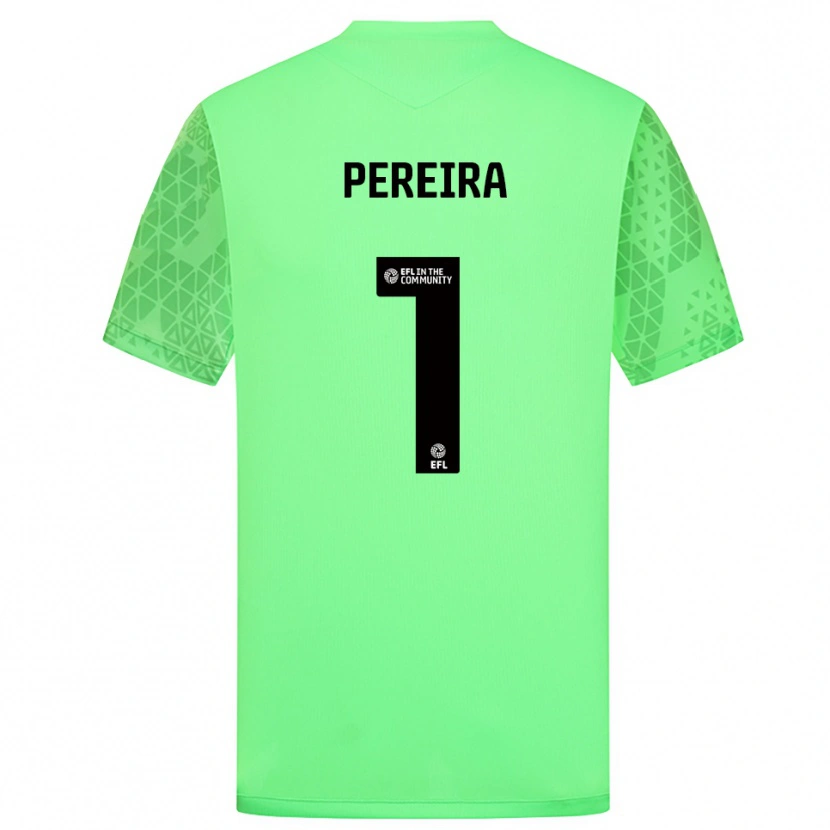 Danxen Kvinder Joel Pereira #1 Lys Grøn Målmandstrøje 2025/26 Trøje T-shirt