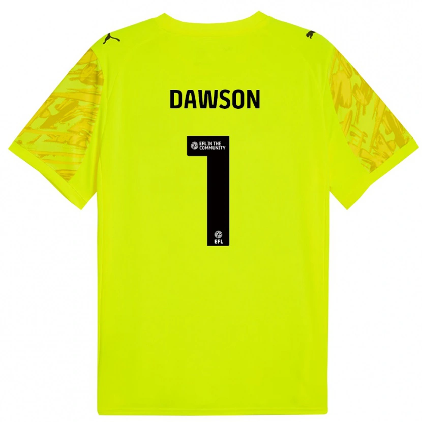 Danxen Kvinder Cameron Dawson #1 Lysende Grøn Sort Målmandstrøje 2025/26 Trøje T-shirt