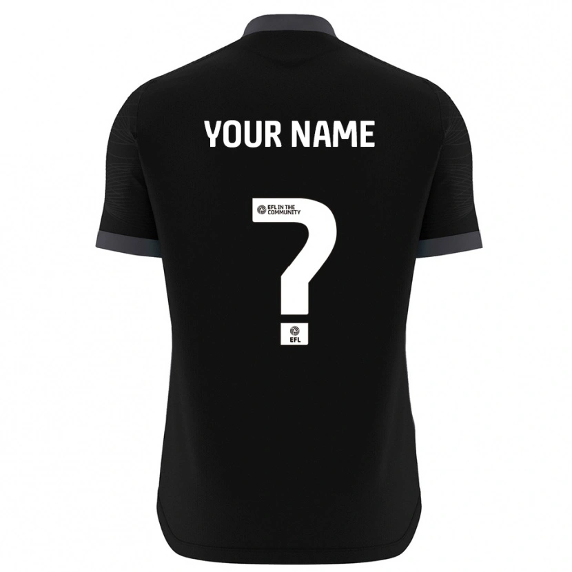 Danxen Kvinder Bristol Rovers Sort Hvid Målmandstrøje 2025/26 Trøje T-shirt