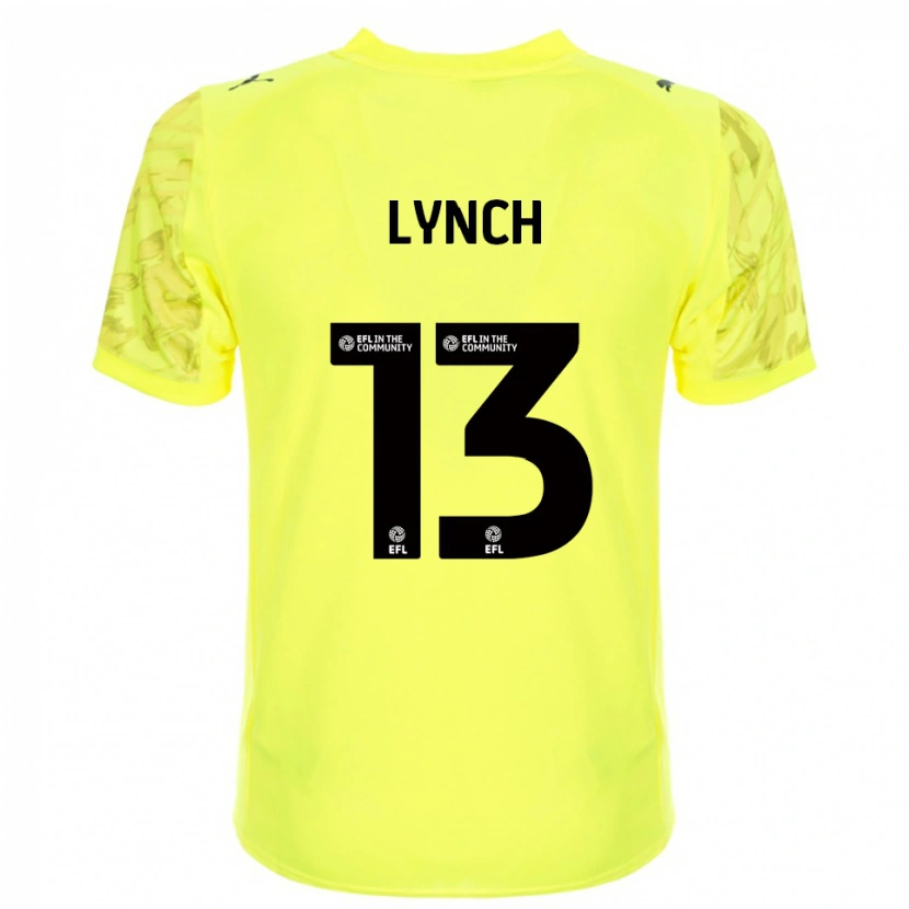 Danxen Kvinder Jay Lynch #13 Gul Sort Målmandstrøje 2025/26 Trøje T-shirt